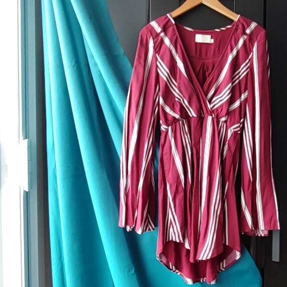 TJD Colonial Stripe Tunic Dress - Picture 1 of 4